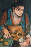 Acquaiola, 1987-’88, olio su cartone telato, cm 60x40, Palermo, collezione privata